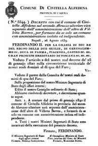 decreto civitella